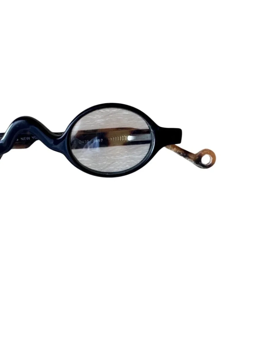 Morgenthal Frederics Lifesaver OV35 2897 Round Eyeglass - Restoration or Parts
